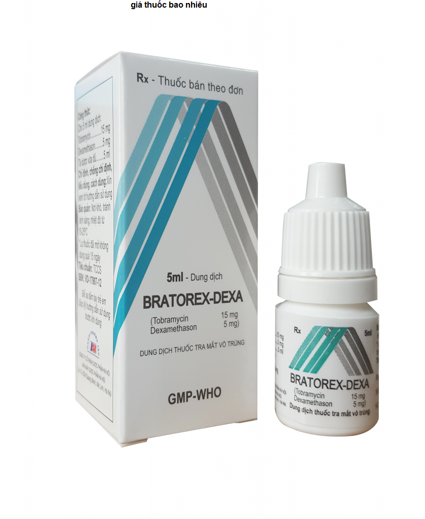 Thuốc bratorex dexa 5ml là thuốc gì? có tác dụng gì? giá bao nhiêu tiền?